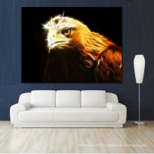 Gloden Eagle Abstract Animal Printing Canvas